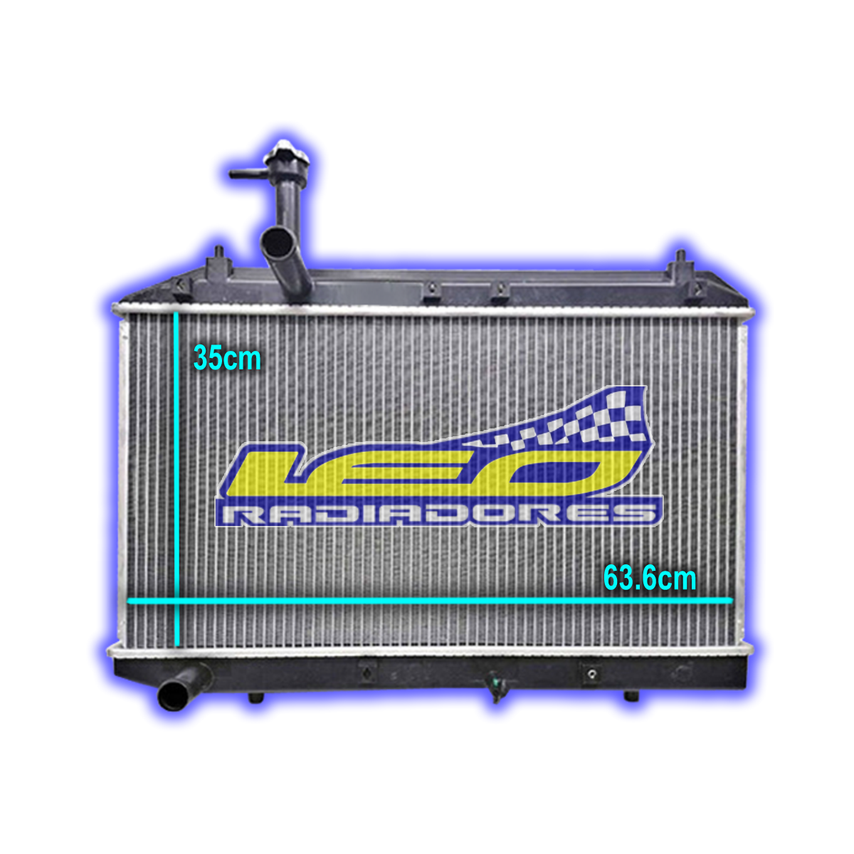 RADIADOR GEELY LC 1.0/GC2/1.3 NAFTA