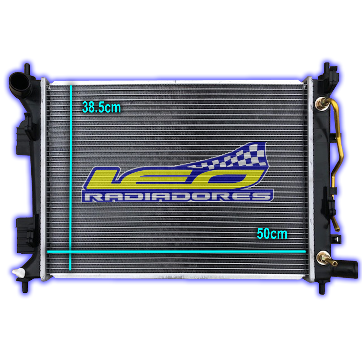 RADIADOR HYUNDAI ACCENT 1.4-1.6 N/GRAND i10/HB20/S/X1.6/KIA RIO2013> AUTOMATICO