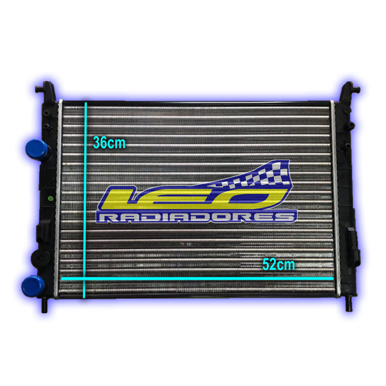 RADIADOR FIAT SIENA ELX1.4-1.8/PALIO/IDEA/FIRE/STRADA/ADVENTUR/WORKING CON SEGURO