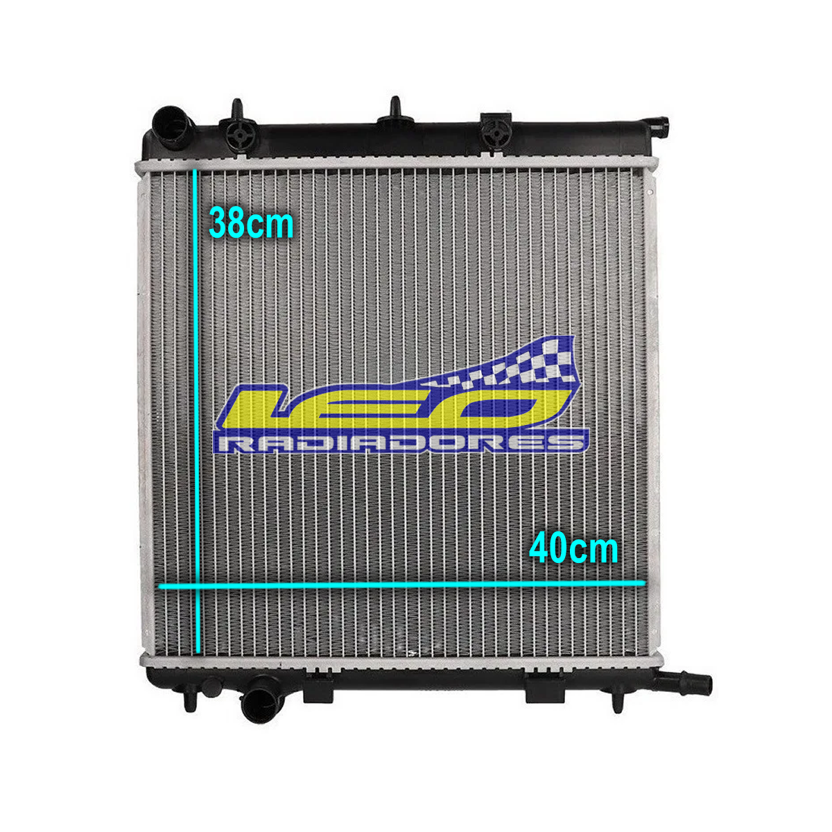 RADIADOR CITROEN C2/C3/DS3/1.6 16V AA// PEUGEOT 1007 1.4HDI/P207-208-2008