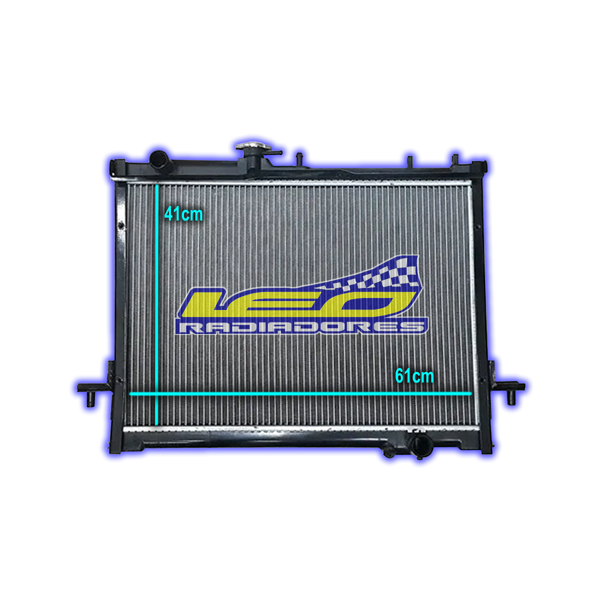 RADIADOR EFFA GREAT WALL WINGLE 3/5 2.2 MOTOR MITSUBISHI 16V/TOYOTA 4x2
