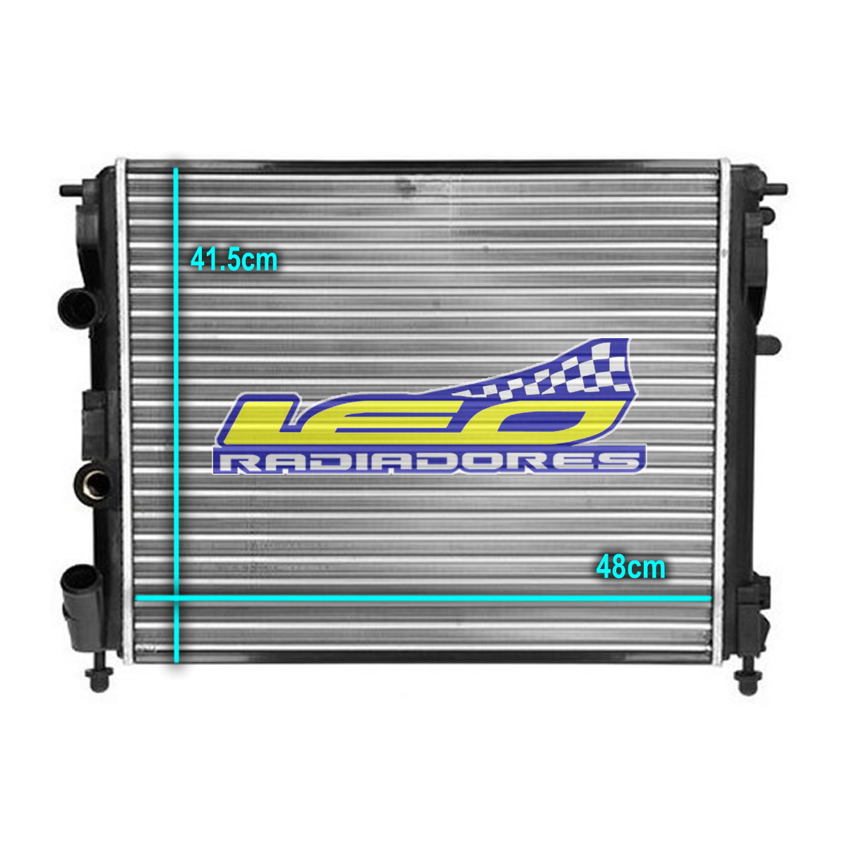 RADIADOR RENAULT CLIO II/SYMBOL/STEPWAY/LOGAN/SANDERO/KANGOO Nafta Cañito