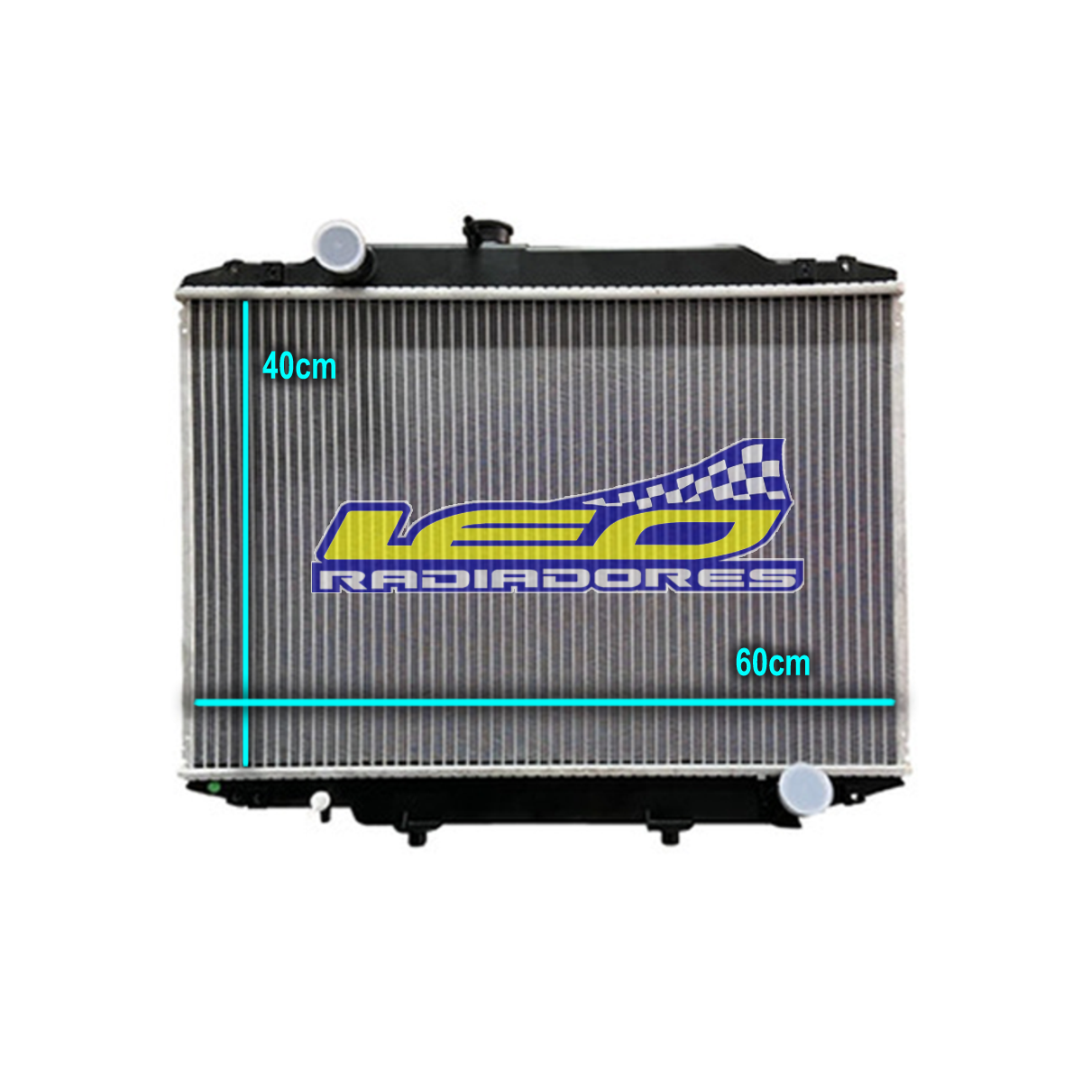 RADIADOR MITSUBISHI L 300 2.5D CAÑO INFERIOR RECTO