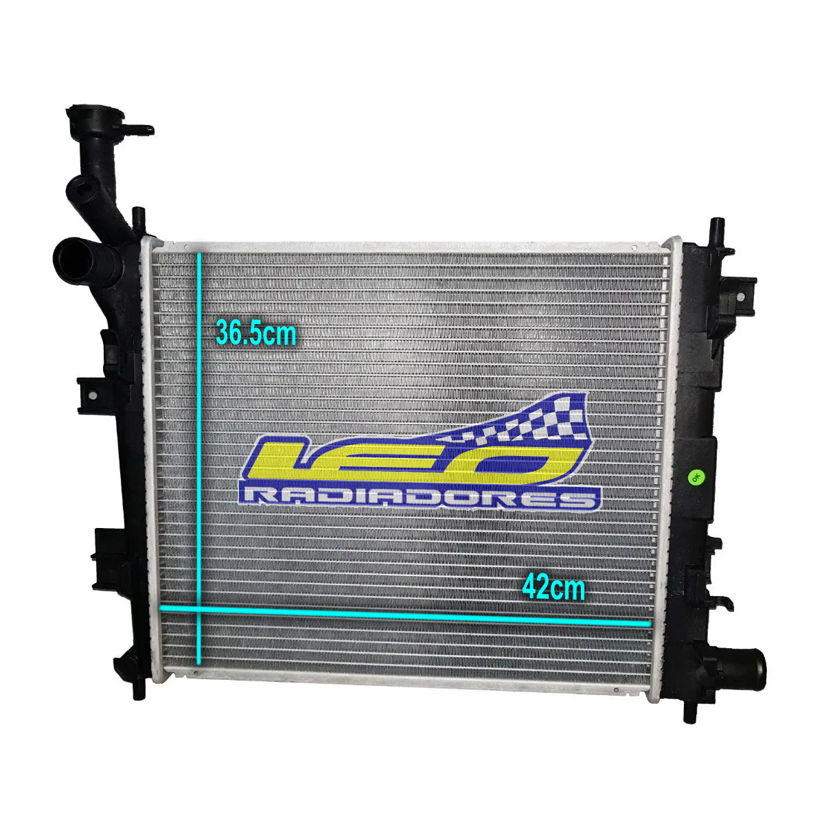 RADIADOR KIA PICANTO 1.0-1.1 EX-1.2 4Cilindros DOHC 85HP-MORNING-HYUNDAI ATOS 1.0 Full-1.1 GLS