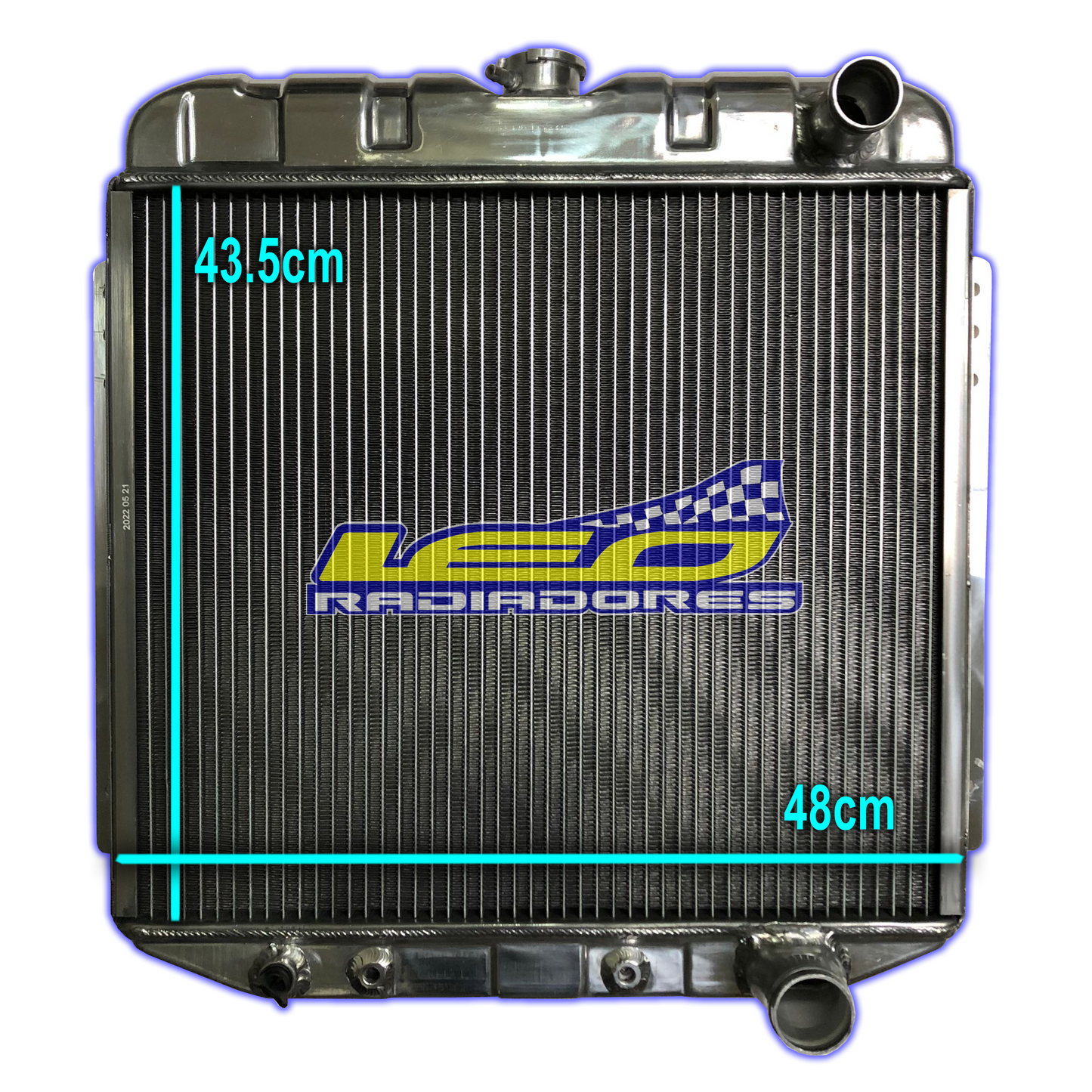 RADIADOR GENERADOR RADCOOLING ADAPTAR CAÑO MISMO LADO AUT ALUM