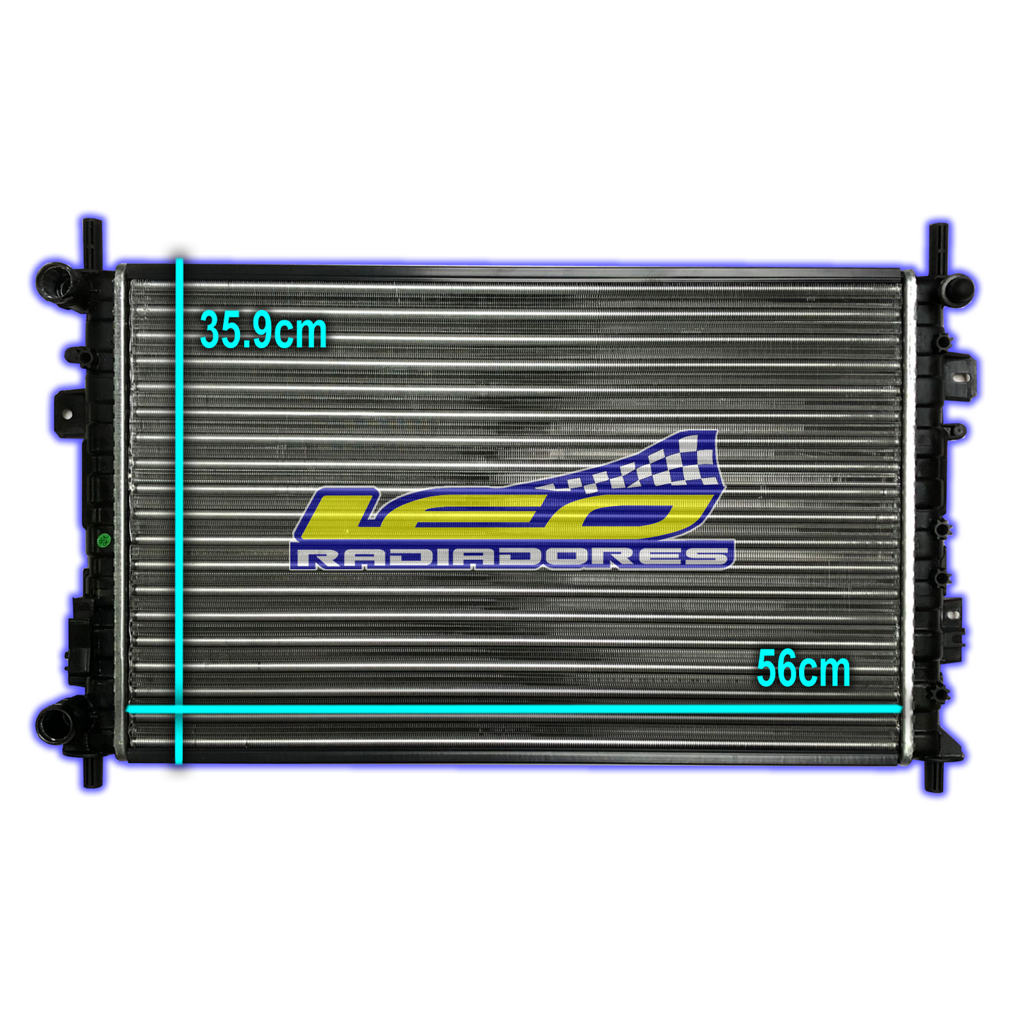 RADIADOR FORD FIESTA N BR-LX 1.6/ECOSPORT 1.4/1.6/2.0 C/AA Con RETORNO