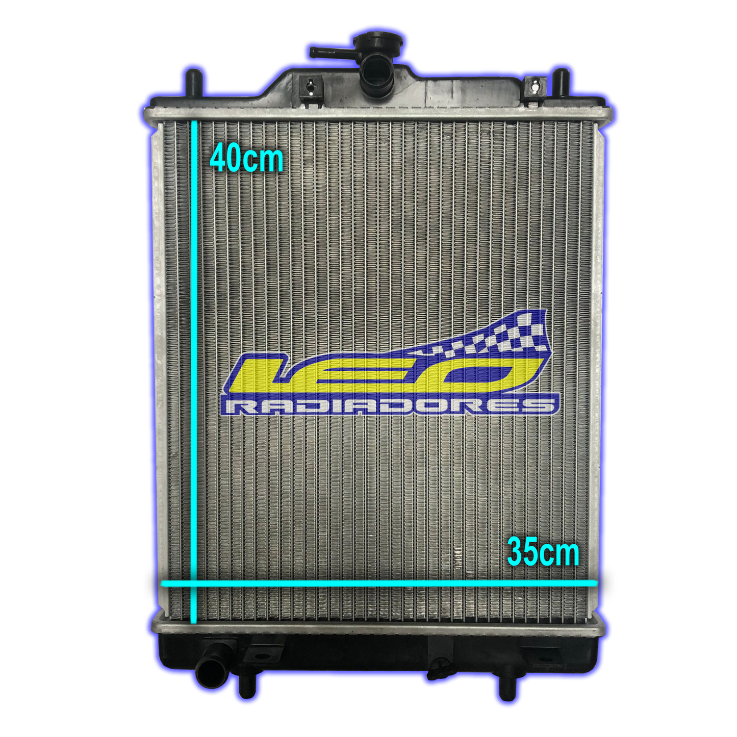 RADIADOR DFM/CHANA/DONGFENG ALTO 40cm/JAC 1030/DFSK 1050