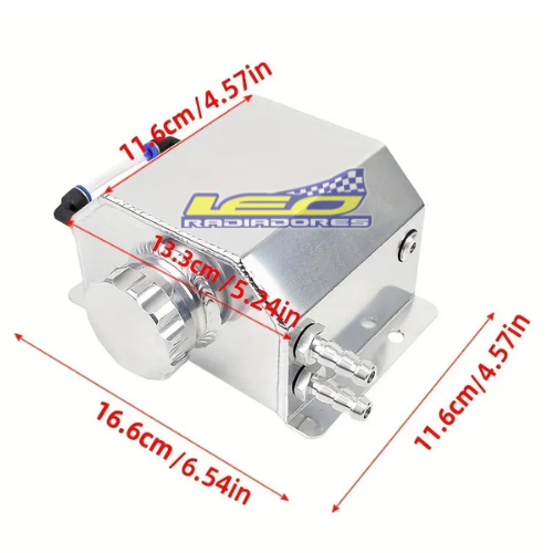 DEPOSITO DE AGUA RACING ALUMINIO CON TAPON 1 LTRS