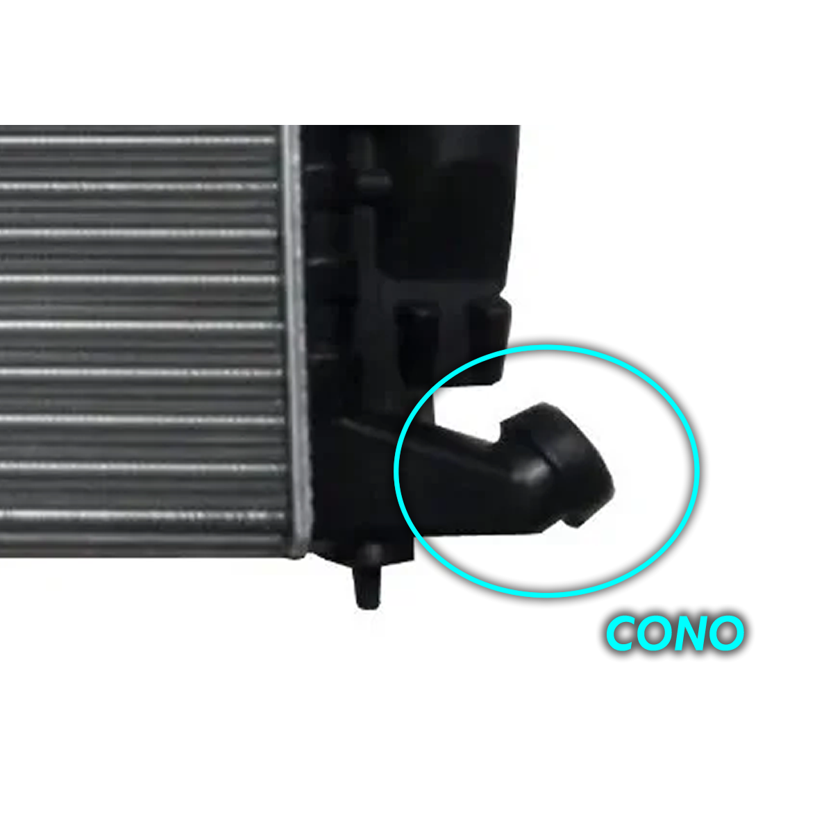 RADIADOR PEUGEOT 306 1.6/1.8/CIT BER.ZX/XN/XSA.C/DEPOS.inf cono