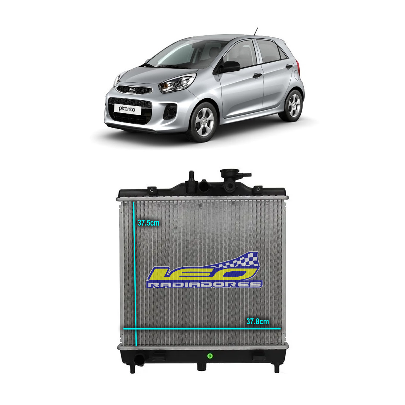 RADIADOR KIA PICANTO 1.0-1.1