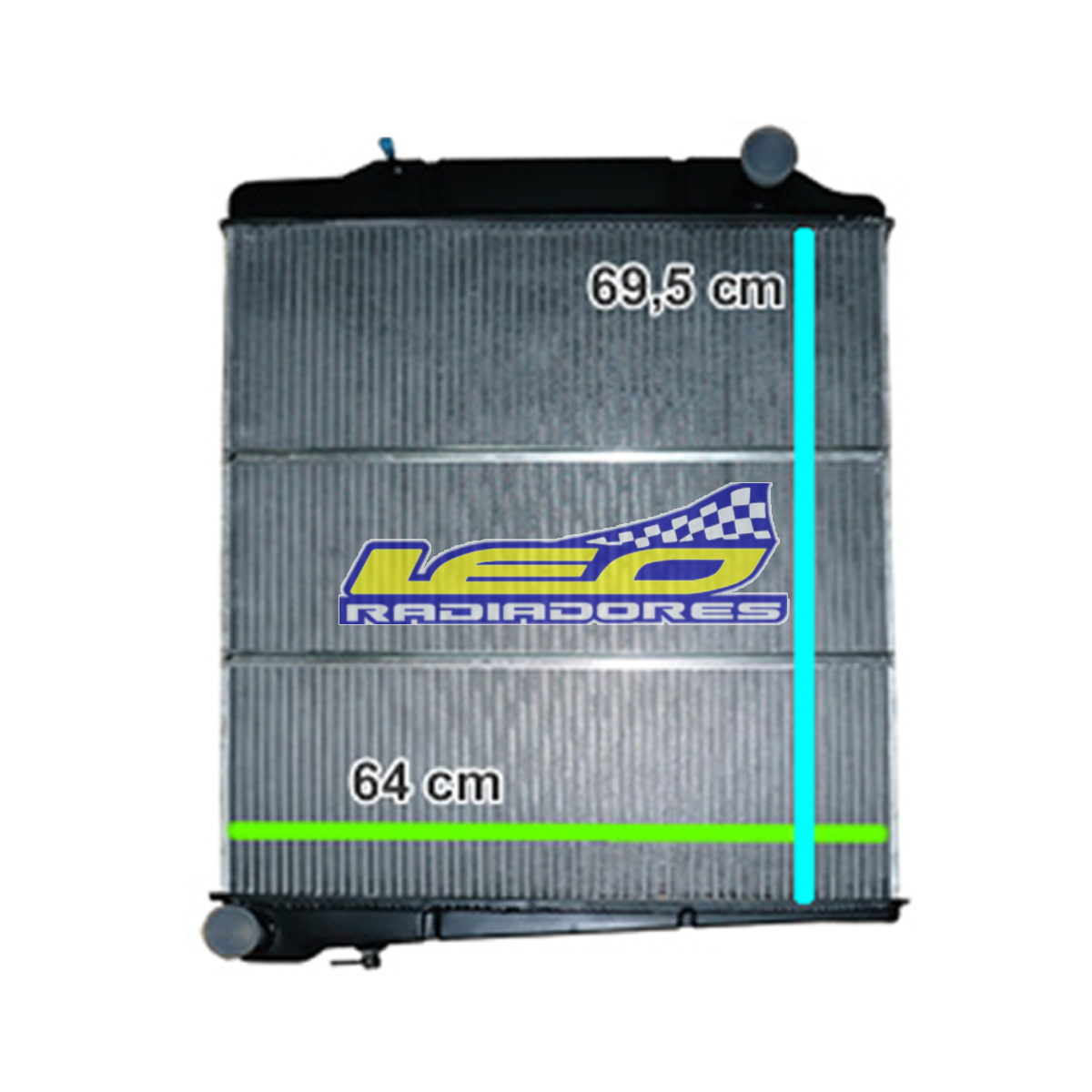 RADIADOR FOTON AUMAN 290 CON INTERCOOLER