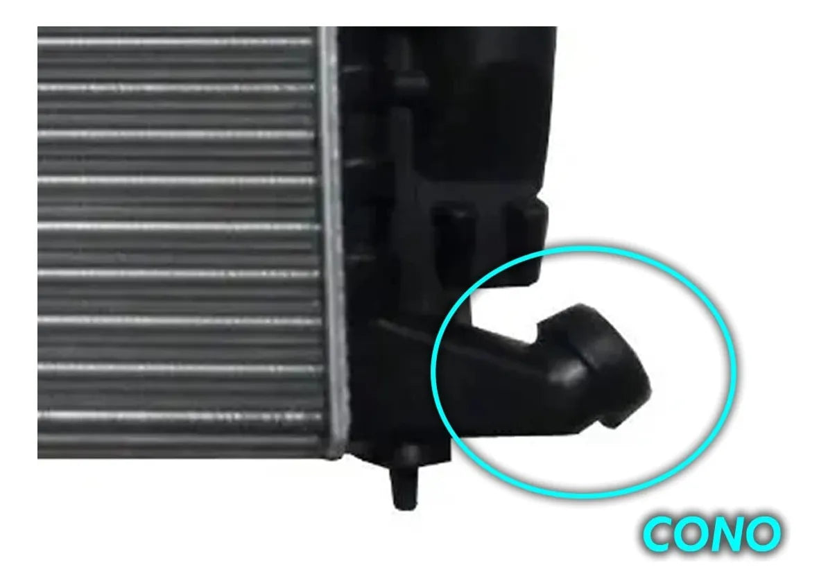 RADIADOR PEUGEOT 306 1.6/1.8/CITROEN BERLINGO/ZX/XN/XSARA/S SALIDA DEPOSITO INFERIOR CONO