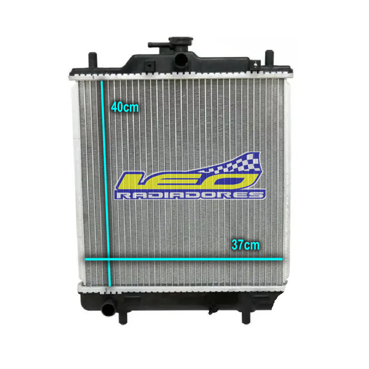 RADIADOR DFM/CHANA/DONGFENG ALTO 40cm/JAC 1030/DFSK 1050