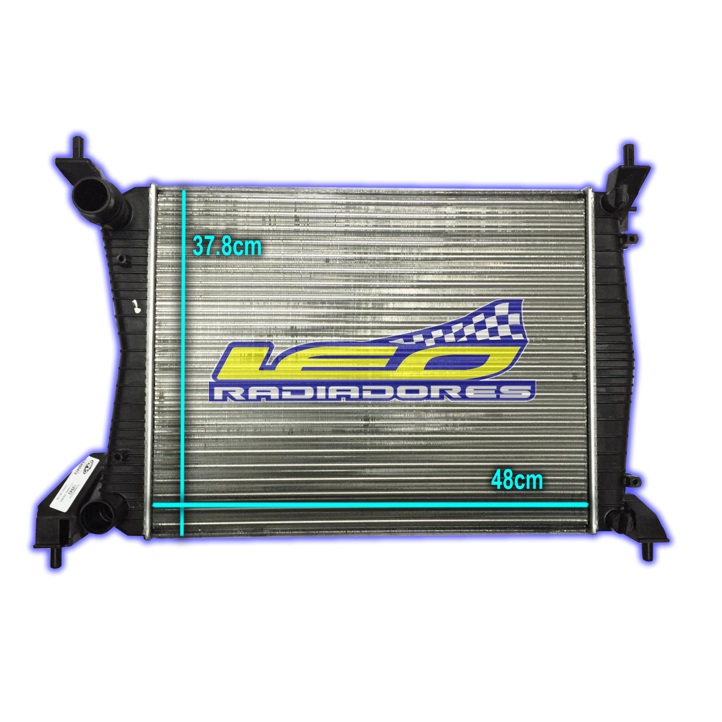 RADIADOR FIAT UNO EVO WAY 1.4/FIORINO/PALI1.4-1.6 8y16V Electro con Tornillo