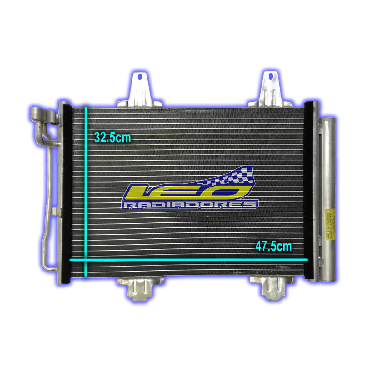 CONDENSADOR JAC J2/B2/1.0 12V DOHC - 3 CILINDROS C/A