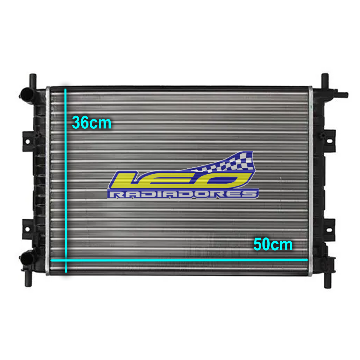 RADIADOR FORD FIESTA/COURRIER 1.6 16V ROCAM/KA 1.0/1.6N-MK2