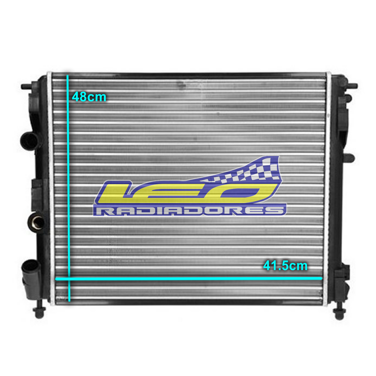 RADIADOR RENAULT CLIO II/SYMBOL/STEPWAY/LOGAN/SANDERO/KANGOO Nafta Cañito