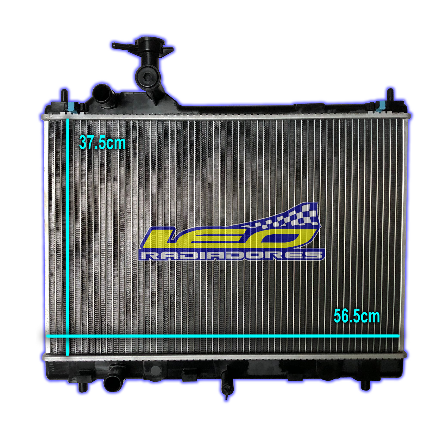 RADIADOR SUZUKI SWIFT 1.2 16V-1.2 GLS HIBRIDO-ERTIGA 1.4-DZIRE 1.2 GL GLX-BALENO anclaje eléctrico