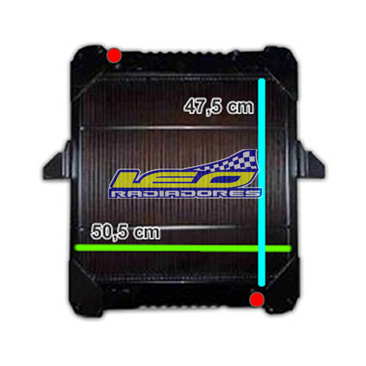 RADIADOR MERCEDES BENZ CAMION 709/710 DIESEL Y LN 809/812/912L