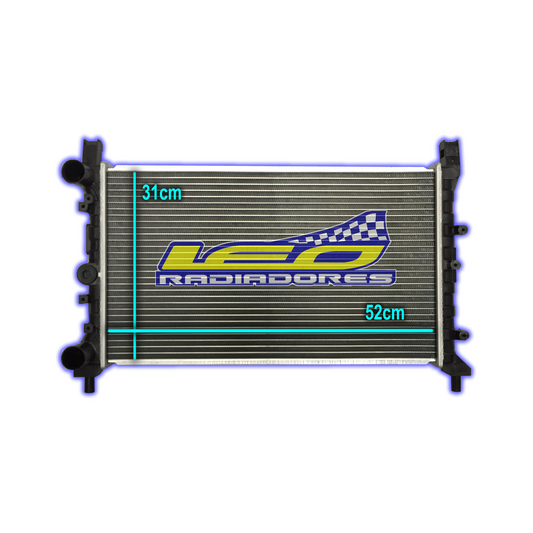 RADIADOR FIAT FIORINO 1.7 DIESEL tubo chato.