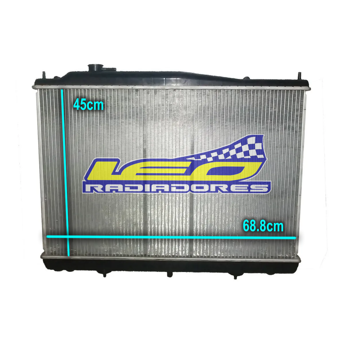 RADIADOR NISSAN CAMIONETA FRONTIER D22/D23 N2011 4x2/SPO AX3.0Di/ZNA Caño mismo lado