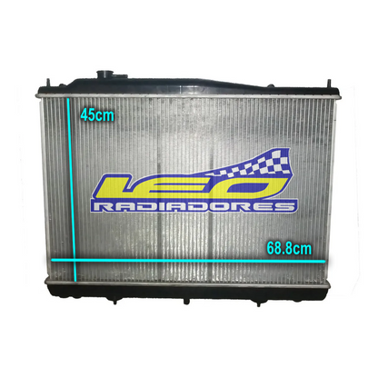 RADIADOR NISSAN CAMIONETA FRONTIER D22/D23 N2011 4x2/SPO AX3.0Di/ZNA Caño mismo lado