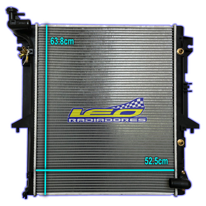 RADIADOR MITSUBISHI L 200 4x2 SPORTERO TAILANDESA .inferior CODO AT