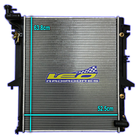 RADIADOR MITSUBISHI L 200 4x2 SPORTERO TAILANDESA .inferior CODO AT