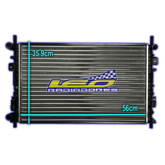 RADIADOR FORD FIESTA N BR-LX 1.6/ECOSPORT 1.4/1.6/2.0 C/AA