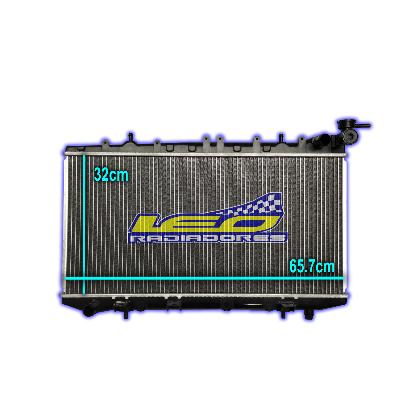 RADIADOR NISSAN SENTRA B13/B14 y N SIN AA/WAG1.6N28mm TAXI