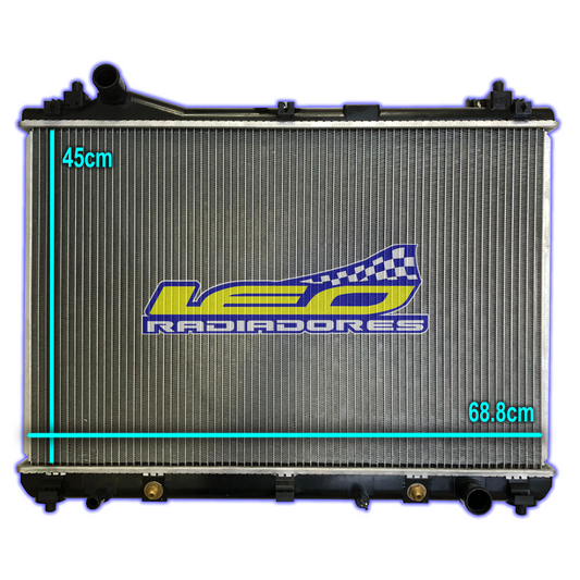 RADIADOR SUZUKI GRAN VITARA 2.0-2.4 CAÑO CRUZADOS AUTOMATICA