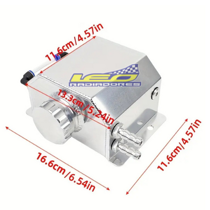 DEPOSITO DE AGUA RACING ALUMINIO CON TAPON 1 LTRS