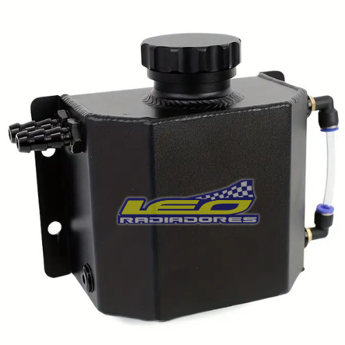 DEPOSITO DE AGUA RACING ALUMINIO CON TAPON 1 LTRS NEGRO
