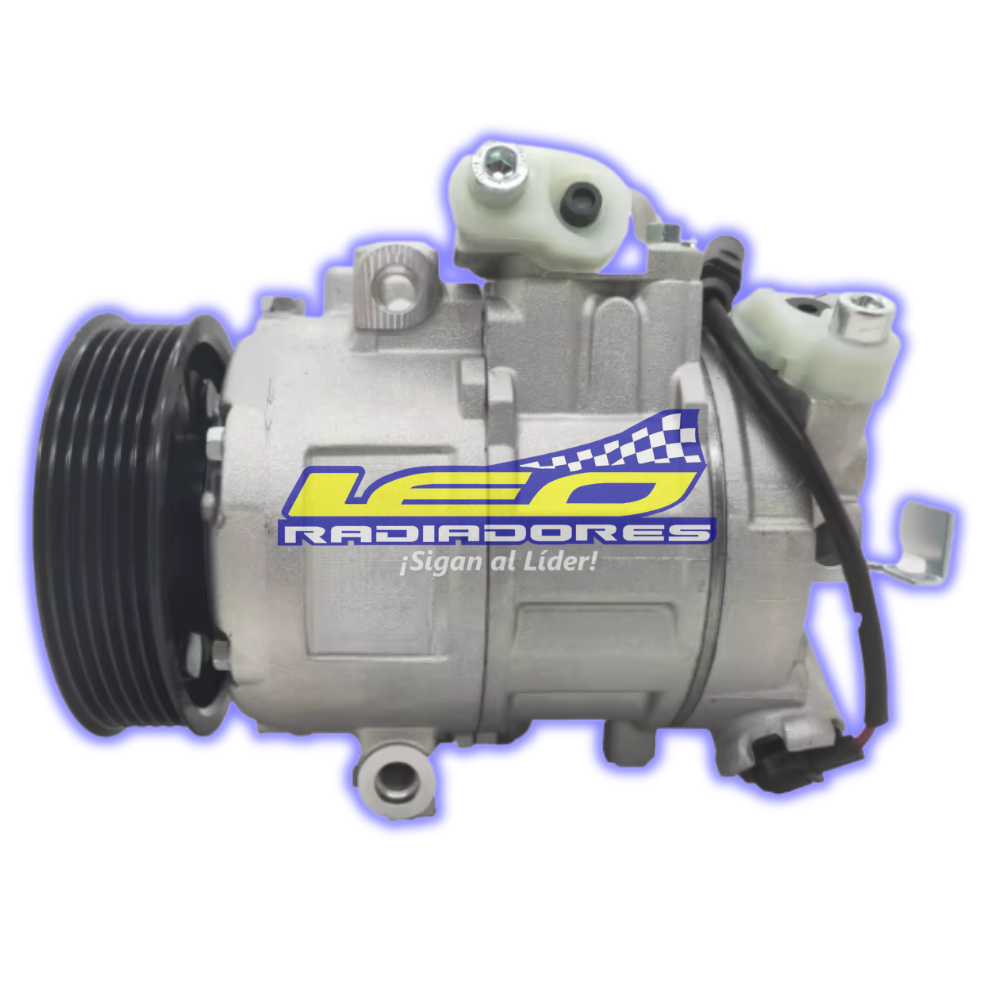 COMPRESOR VOLKSWAGEN POLO 1.6 -POLEA POLY V6 CANALES