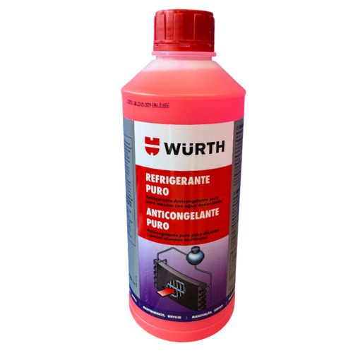 REFRIGERANTE CONCENTRADO 1 LITRO WURTH ROJO
