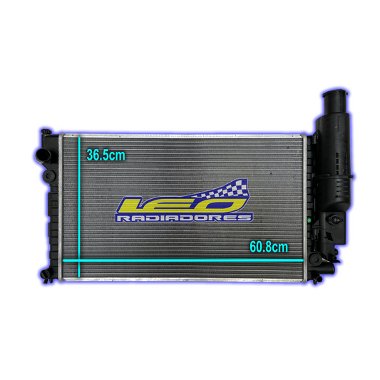 RADIADOR PEUGEOT 405 N y D 1.6GL/GR/1.9 D/GLD ABRAZADERA