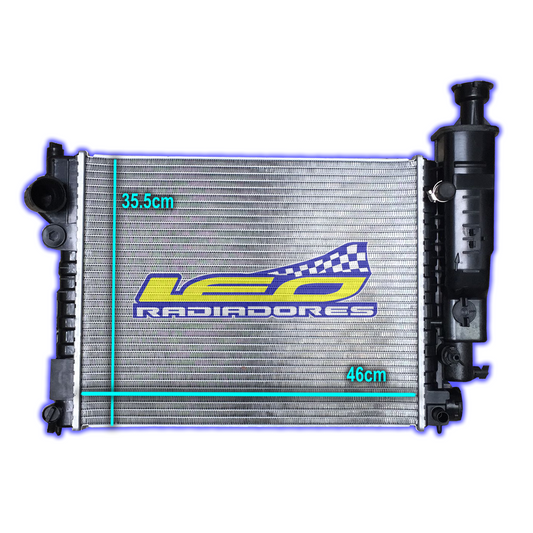 RADIADOR PEUGEOT 405 N 1.4 Sin A/A Acople Rapido Corto