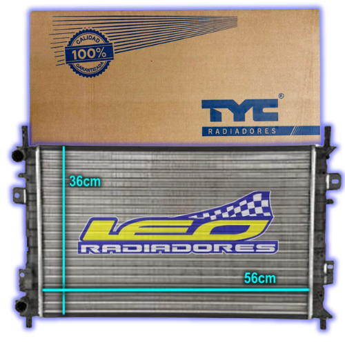 RADIADOR  FORD FIESTA N BR-LX 1.6/ECOSPORT 1.4/1.6/2.0 C/AA