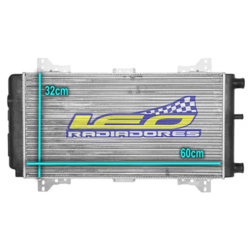 RADIADOR FORD ESCORT/XR3/ SIN BULBO N 1.6/1.8 Laterales iguales