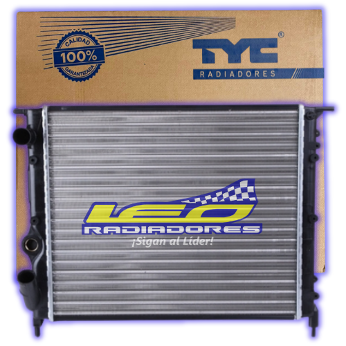 RADIADOR RENAULT CLIO 1.0/1.2/1.4RL/RN/RT CAÑO IZQUIERDO INFERIOR ARRIBA FRANCES