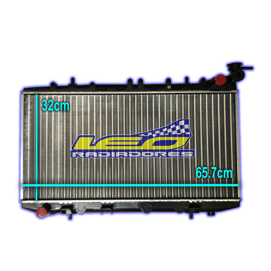 RADIADOR NISSAN SENTRA B13/B14 y N SIN AA/WAG1.6N28mm TAXI