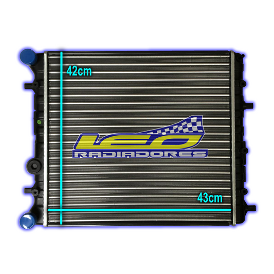 RADIADOR VOLKSWAGEN SUR/FOX/GOL G5 1.0/1.6N S/A Caño retorno