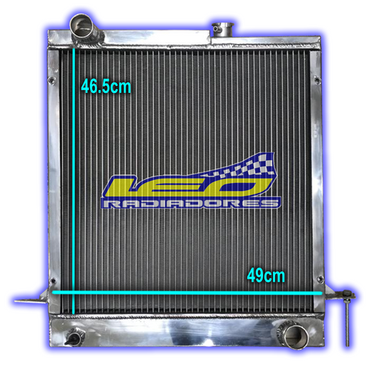 RADIADOR CAMIONCITO JAC ISUZU 2.8/JAC 1040 2.8D/CHEVROLET NKR1 3100