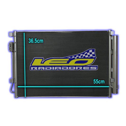 CONDENSADOR HYUNDAI ACCENT HB20 1.4/1.6 COFORT PLUS/GRAND i10/KIA K2-KIA RIO 1.0-1.4CVVT