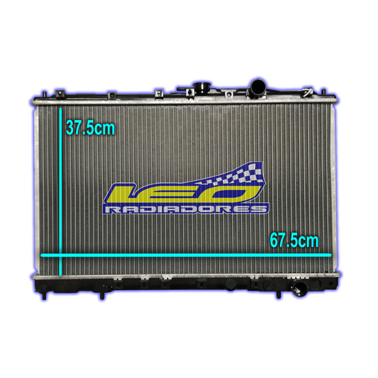 RADIADOR MITSUBISHI LANCER/WAGON  1.6 GTI 16V-1.8/2.0 NyD C/Dech.electro rosca