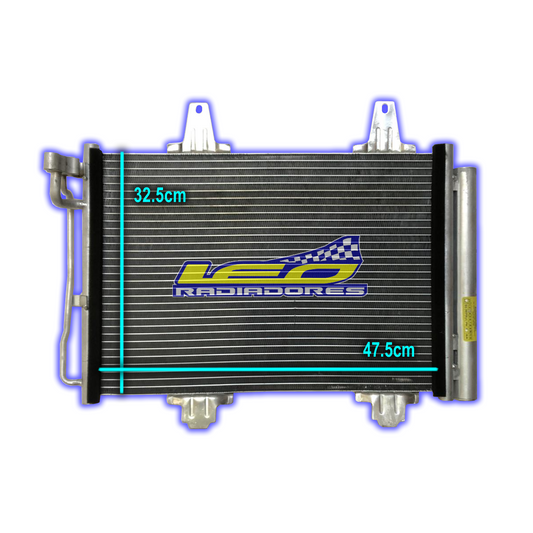 CONDENSADOR JAC J2/B2/1.0 12V DOHC - 3 CILINDROS C/A