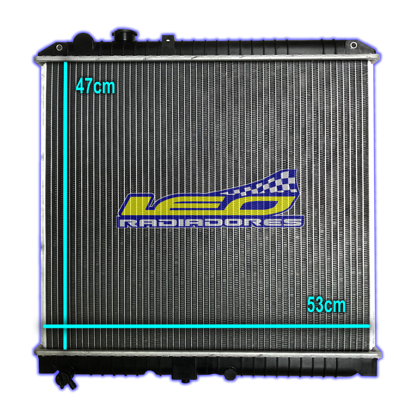 RADIADOR KIA BONGO 2.5 III K2500 ORIGINAL SIN LATERAL