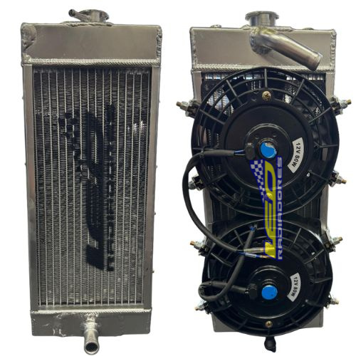RADIADOR KART TIERRA CON 2 ELECTROS 6"