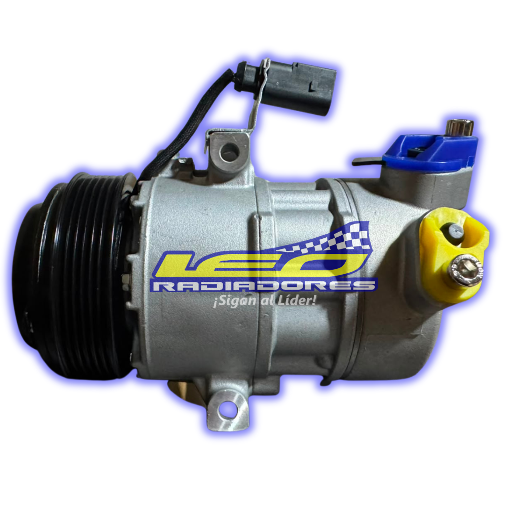 COMPRESOR VOLKSWAGEN GOL 1.6 G5 G6 G7 G8-SURAN CROS 1.6-NEW FOX 1.6-SAVEIRO CROSS 1.6 polea v6