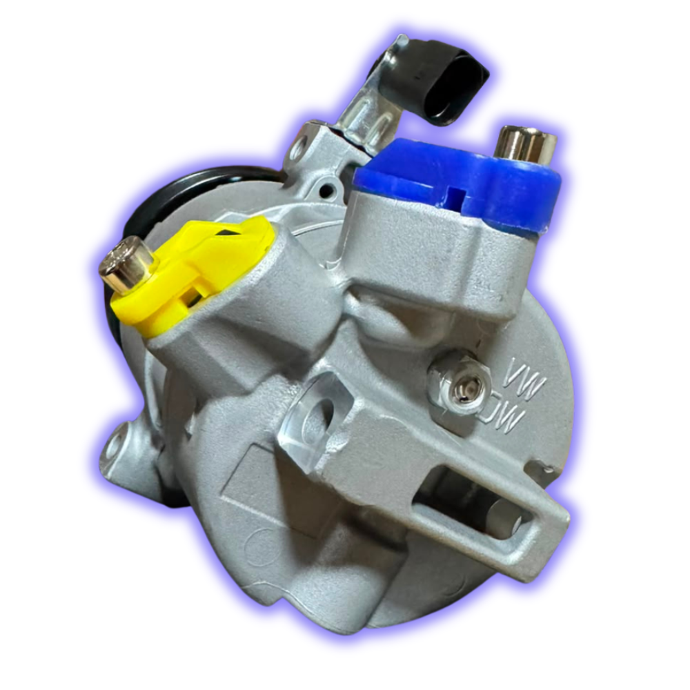 COMPRESOR VOLKSWAGEN GOL 1.6 G5 G6 G7 G8-SURAN CROS 1.6-NEW FOX 1.6-SAVEIRO CROSS 1.6 polea v6